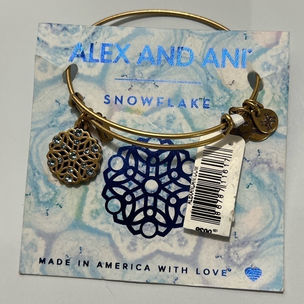 Alex and Ani snowflake bracelet